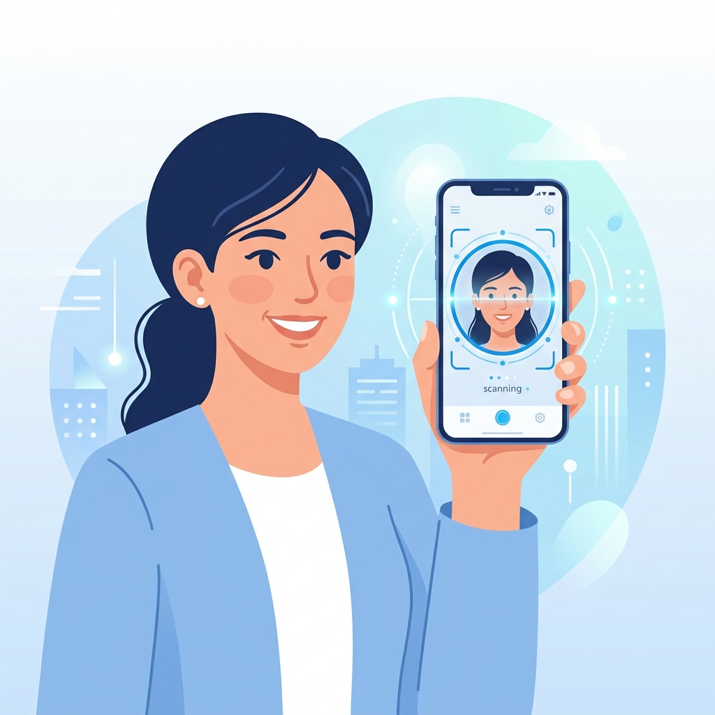 Ilustrasi Registrasi Biometrik